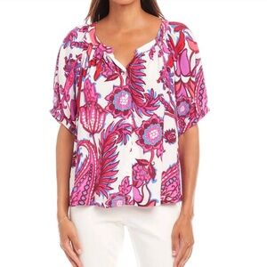 Karen Kane Boardwalk Peasant Top